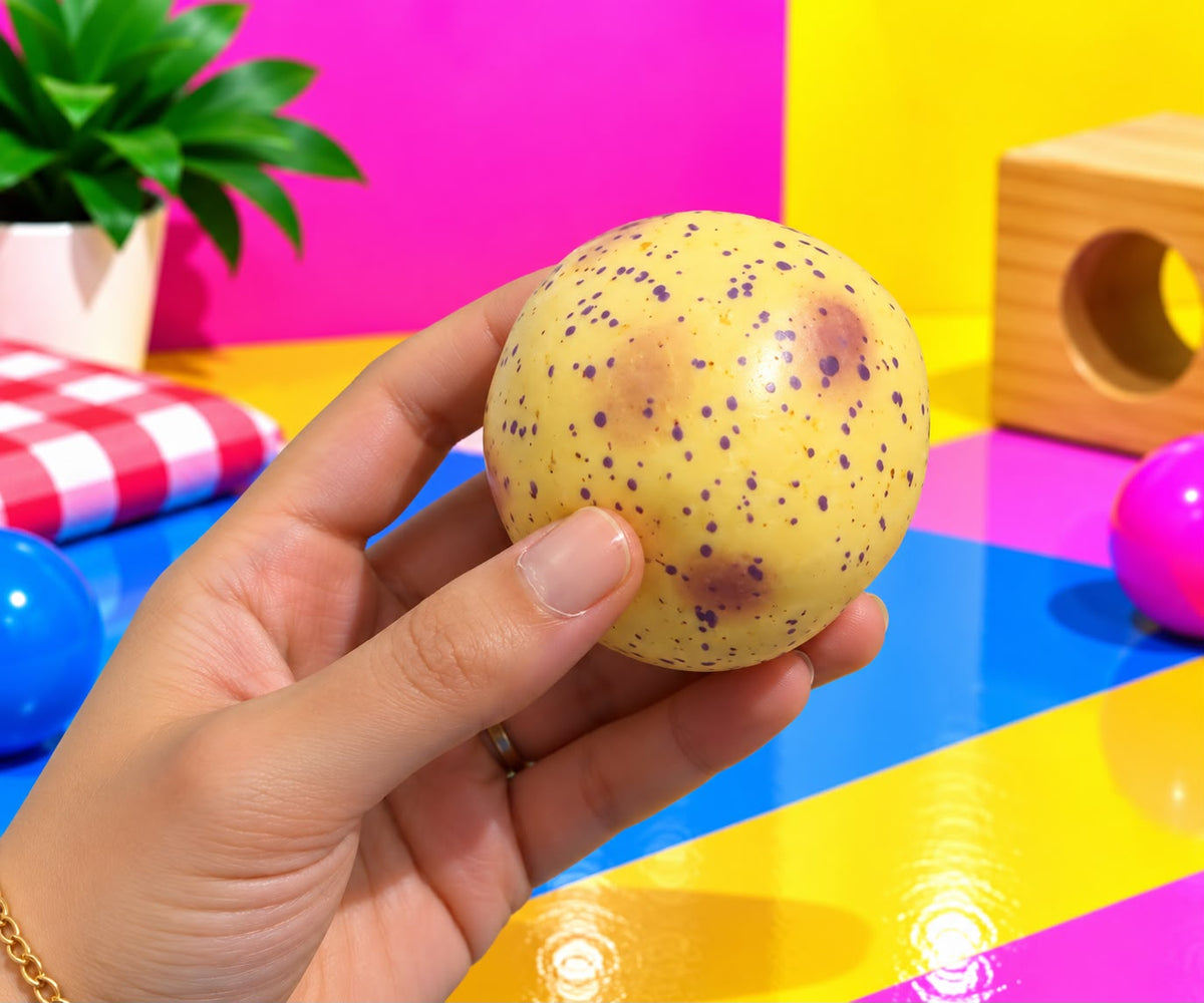 Crunchy Potato, shown in hand for size