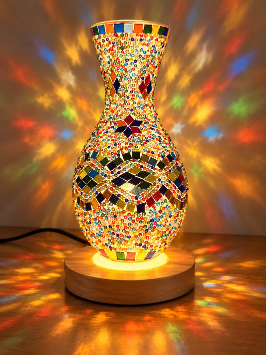 Carnival Mosaic Vase Lamp