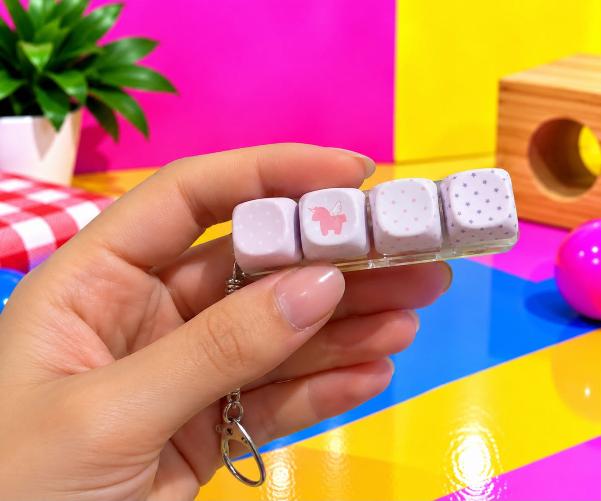 Clickers, shown in hand for size