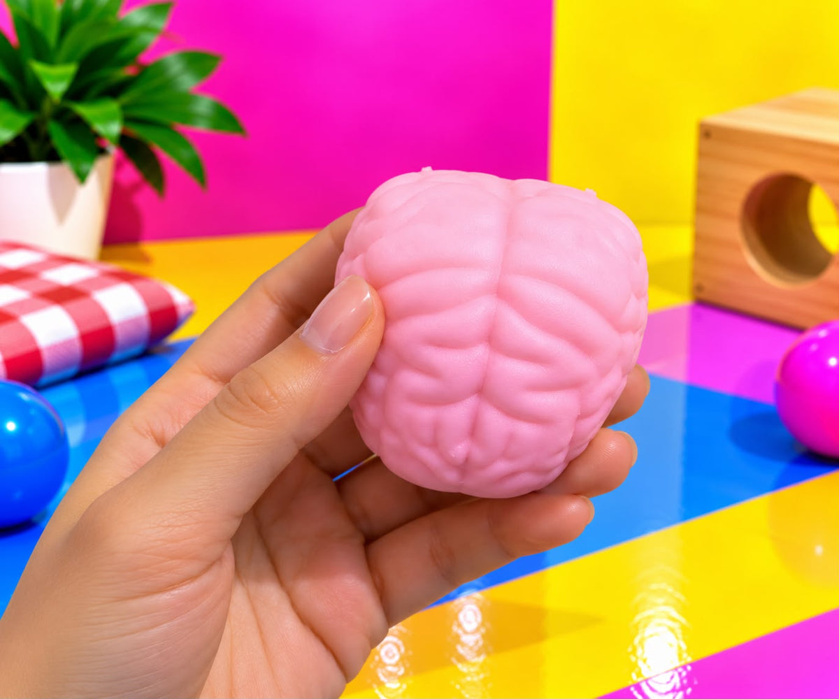 Crunchy Brain, shown in hand for size